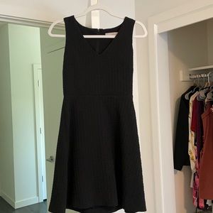 Loft black mini dress